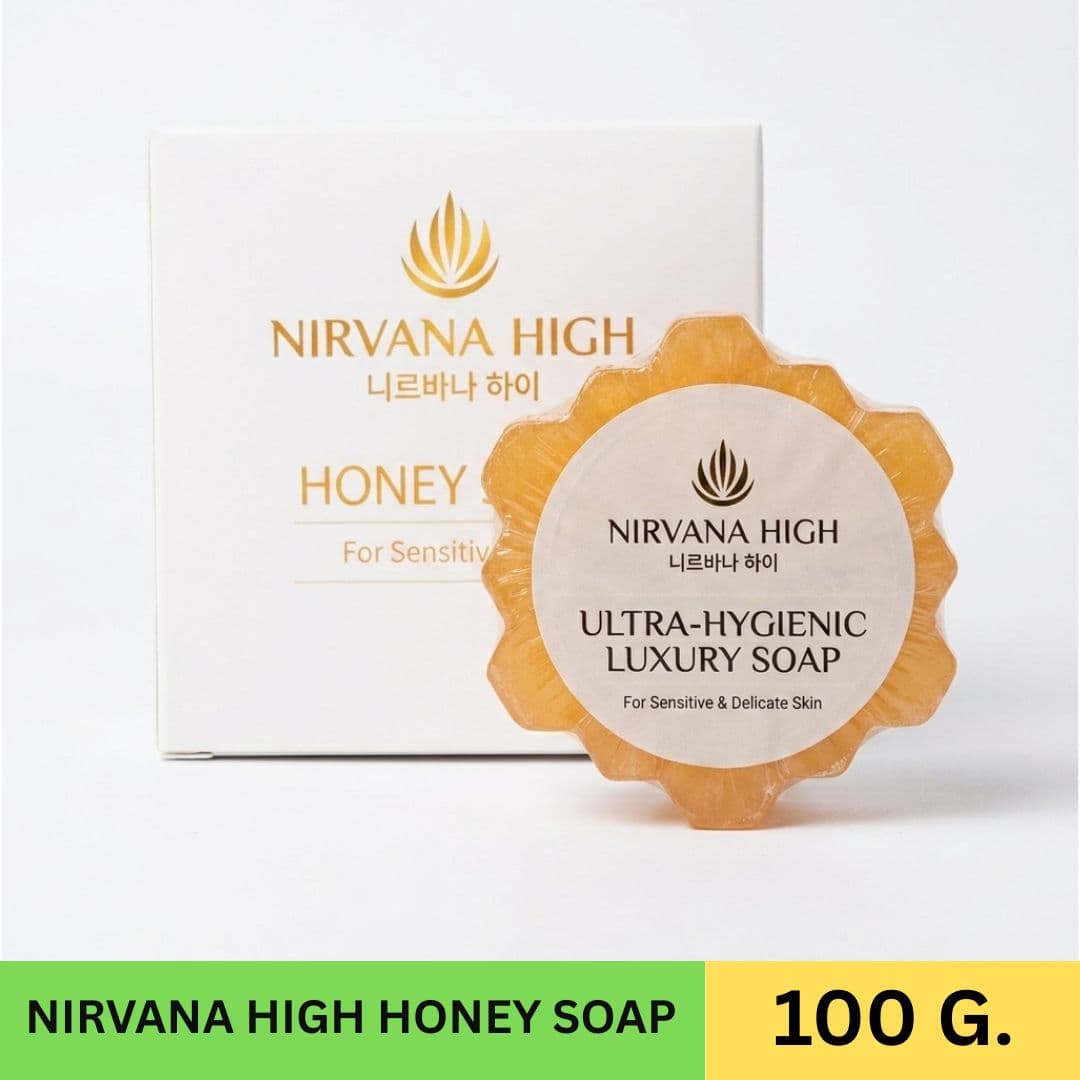 Nirvana high สบู่น้ำผึ้ง100กรัม สำหรับผิวแพ้